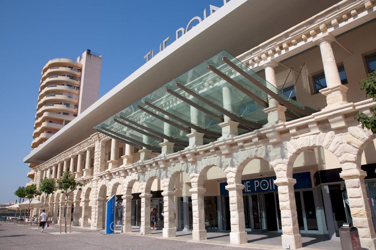 Luxury Apt W/ Side Seaviews And Pool, Top Location Sliema Dış mekan fotoğraf